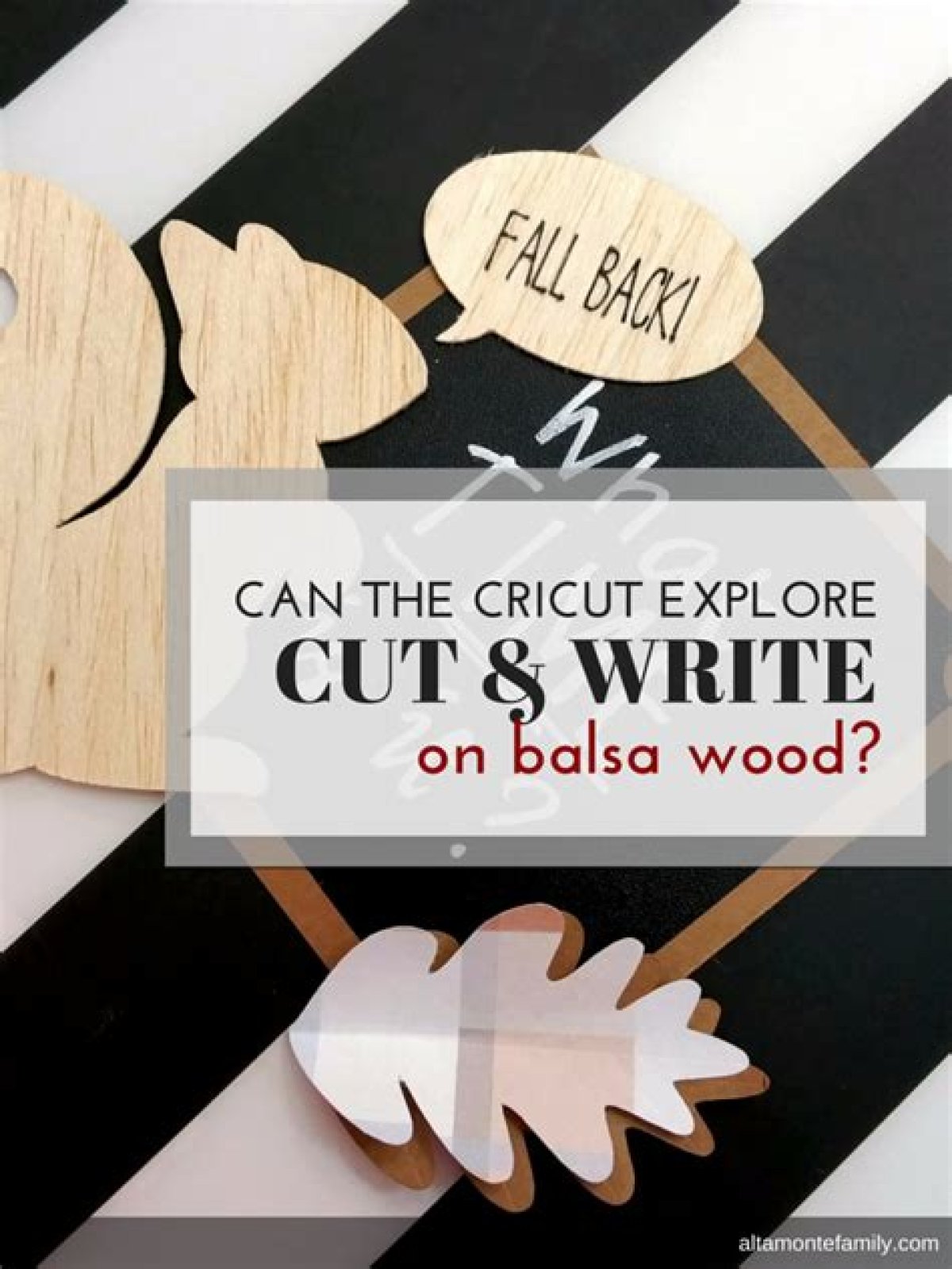 Can cricut explore cut balsa wood?