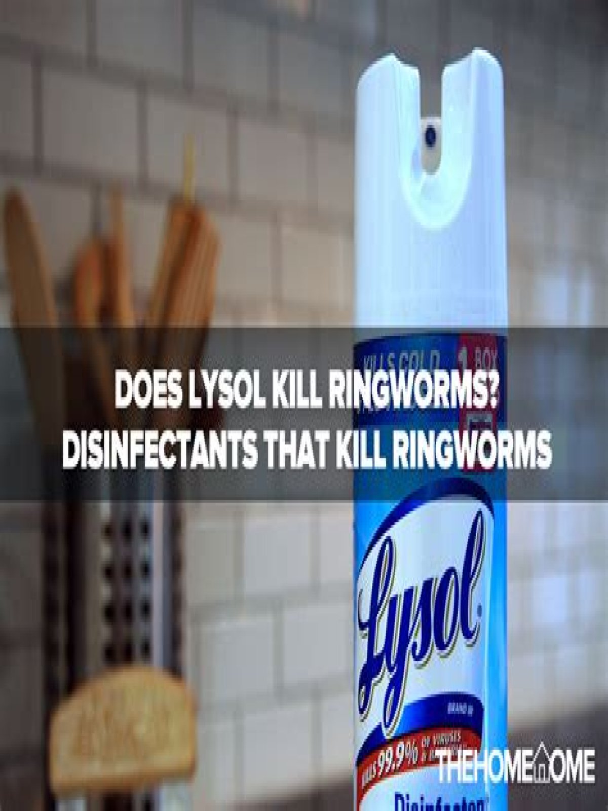 Does lysol spray kill ringworm?