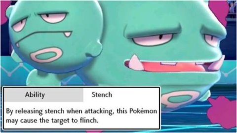 Does stench stack with king's rock?