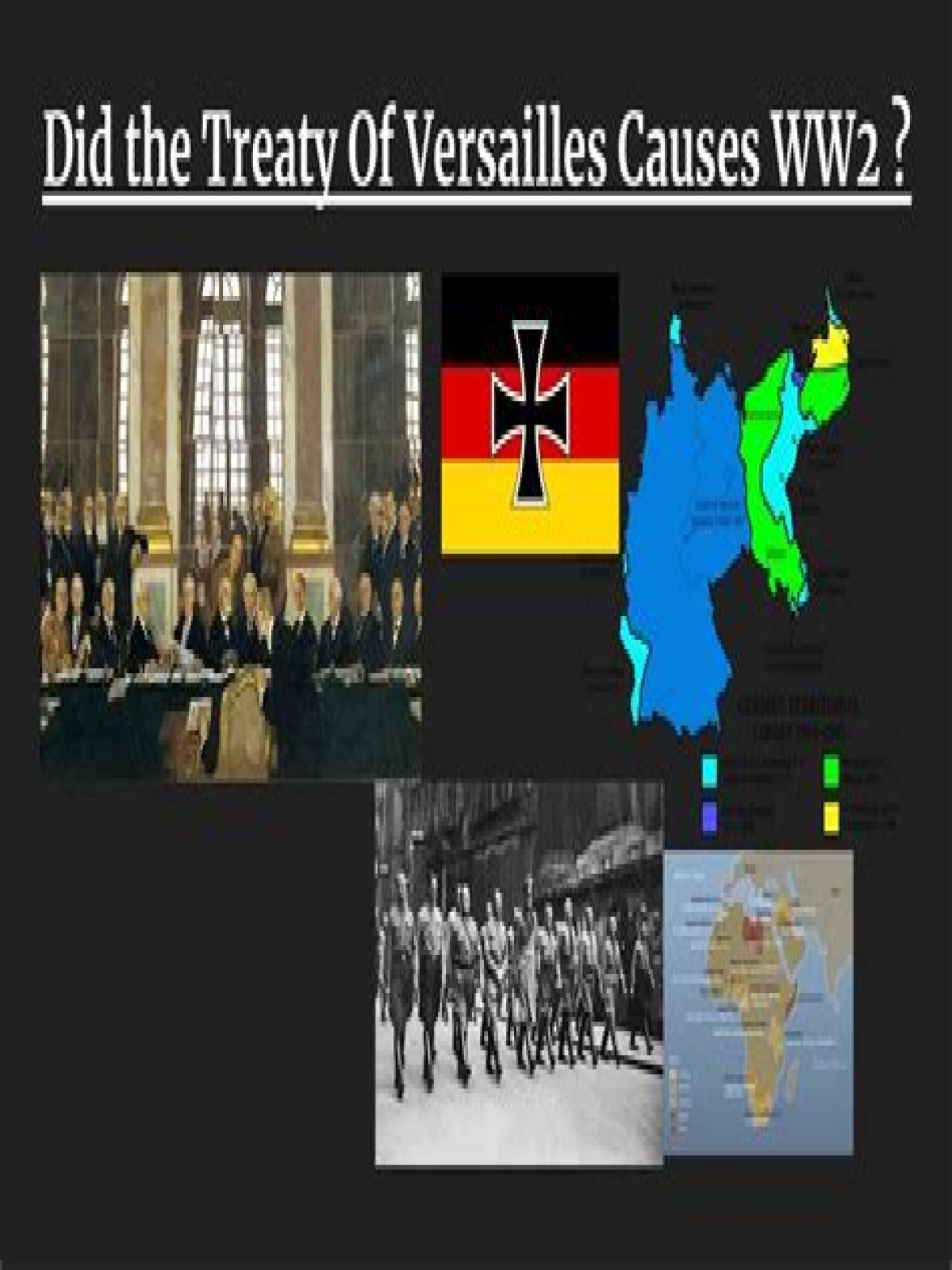 how did the treaty of versailles help cause ww2