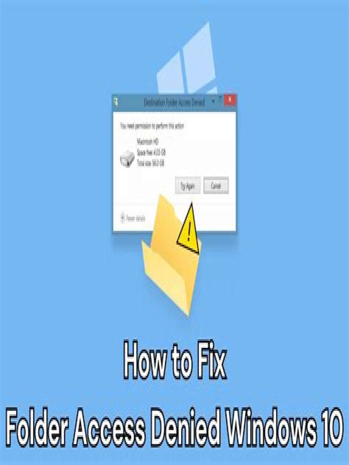 How do I fix folder Access Denied?