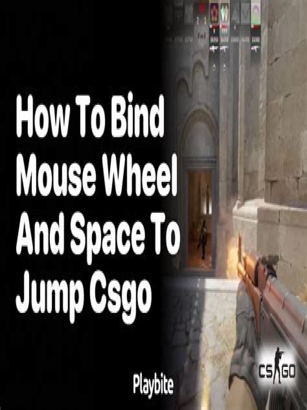 How to bind mouse wheel to jump csgo