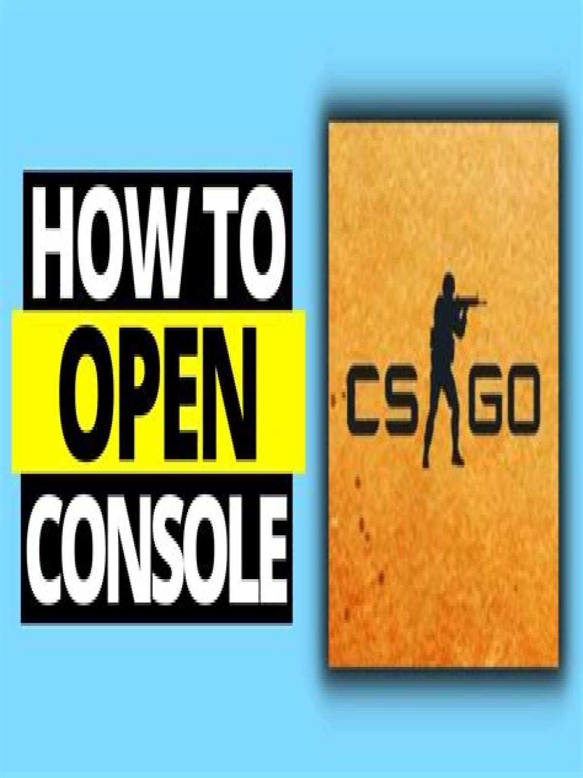 How to open console csgo
