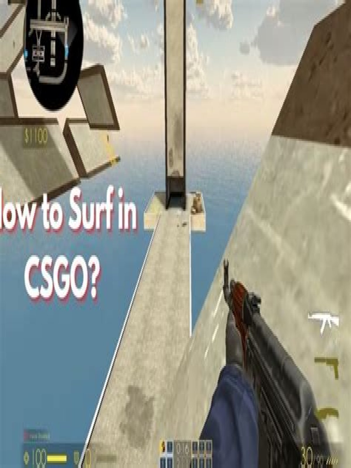 How to surf on csgo