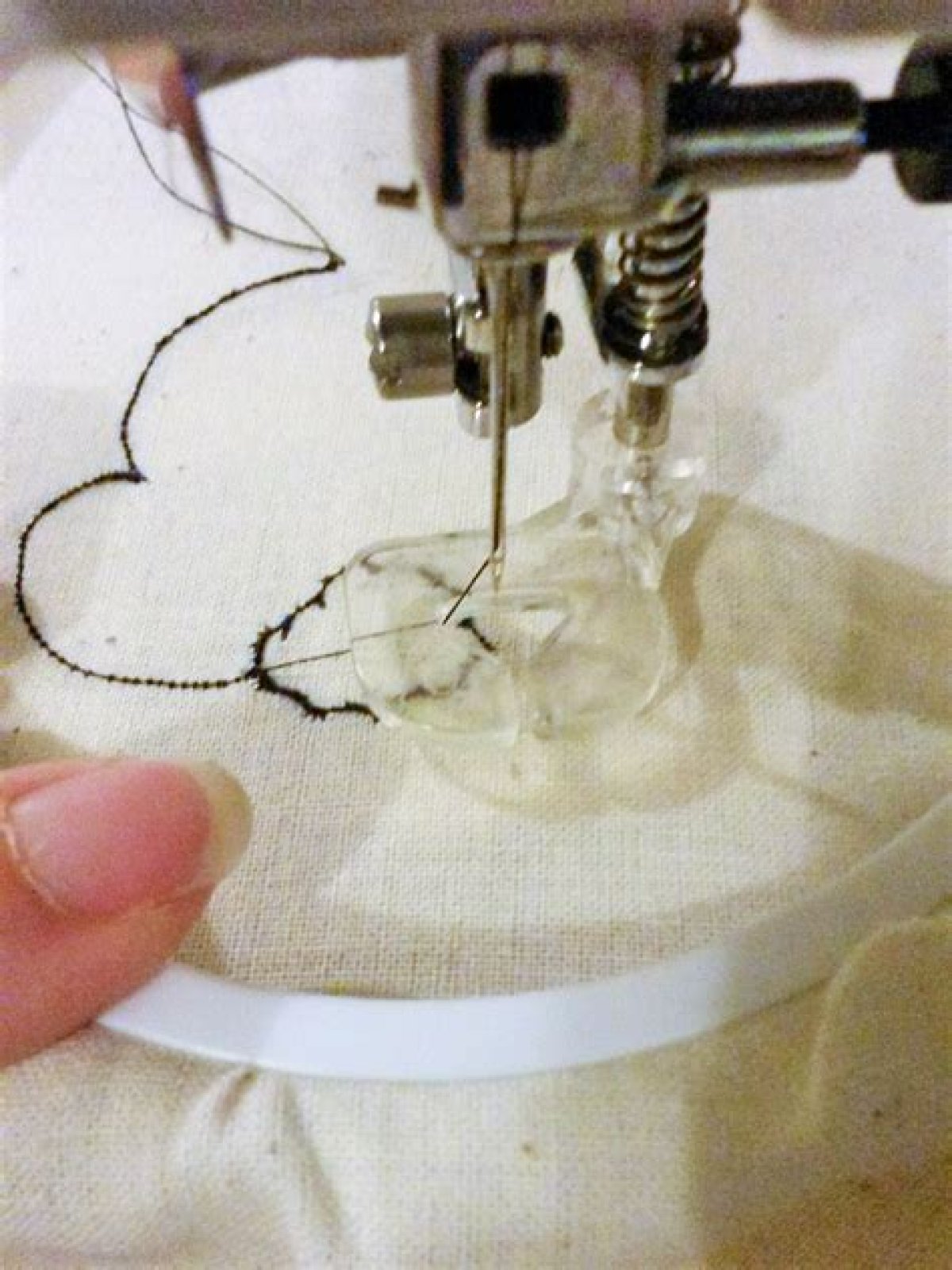 Is an embroidery foot the same as a free motion foot?
