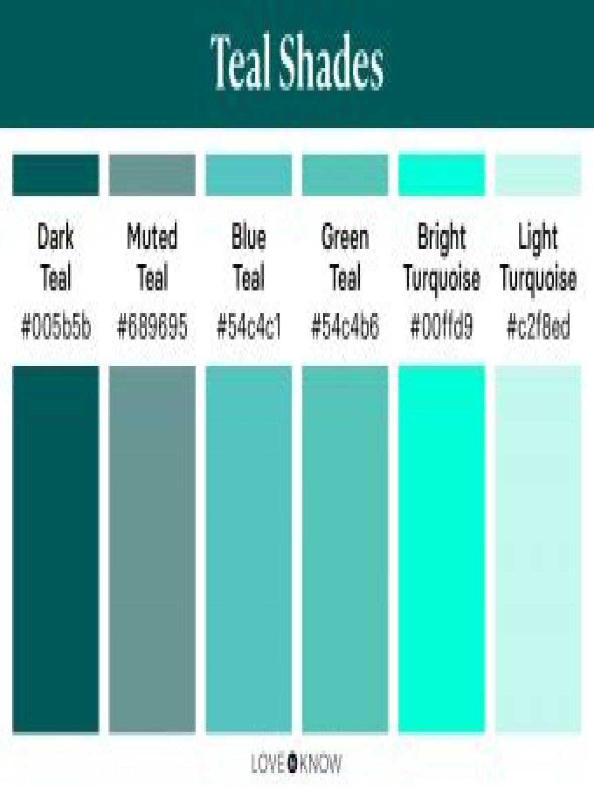 Shades of Teal - How to Build Your Own Unique Teal Color Palette