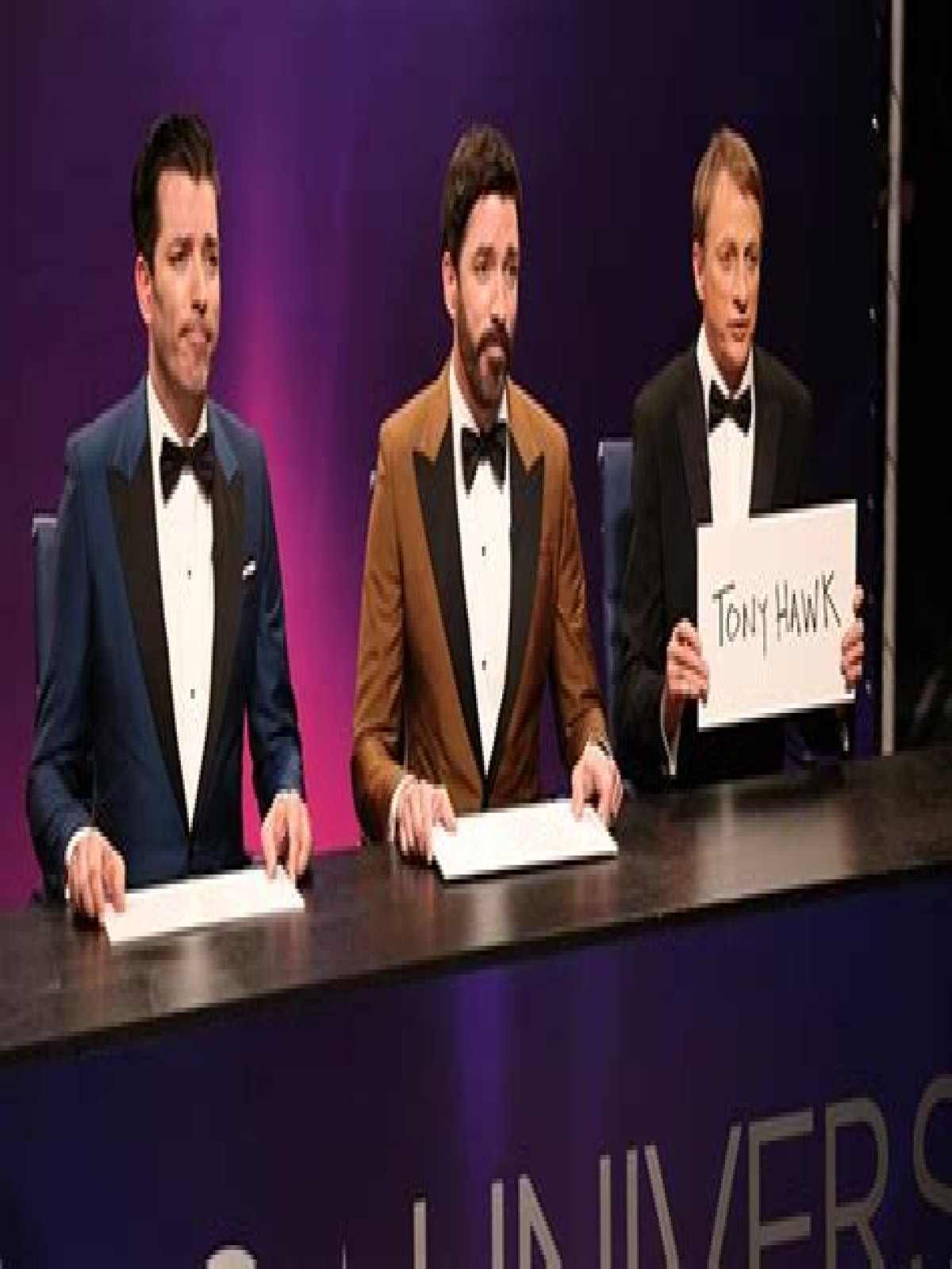The Property Brothers & Tony Hawk In Miss Universe Sketch – Hollywood Life