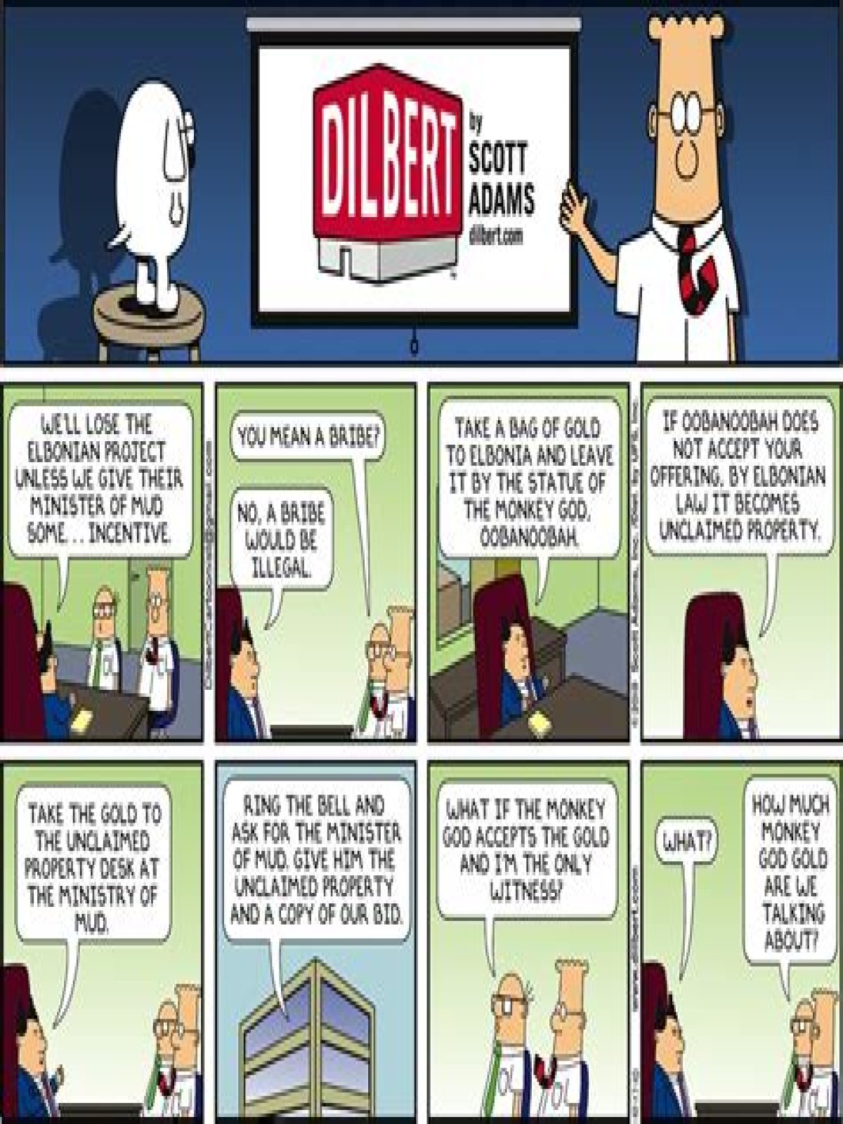 What is Dilbert cartoon?