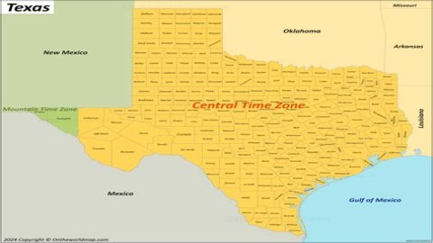 What is our time zone in Texas?
