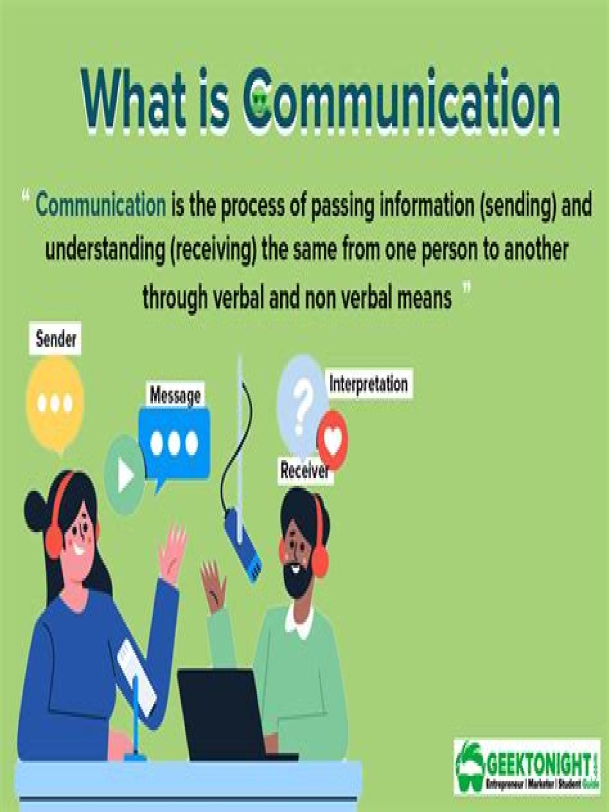 What is the concept of communication? How to communicate with others?