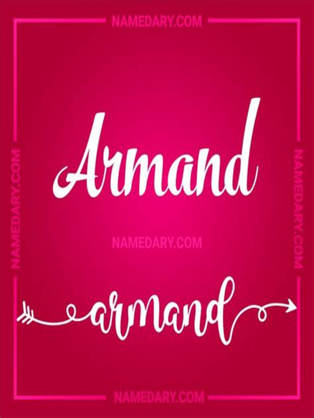 What is the meaning of Armand?