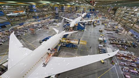 Where are Boeing manufacturing plants?