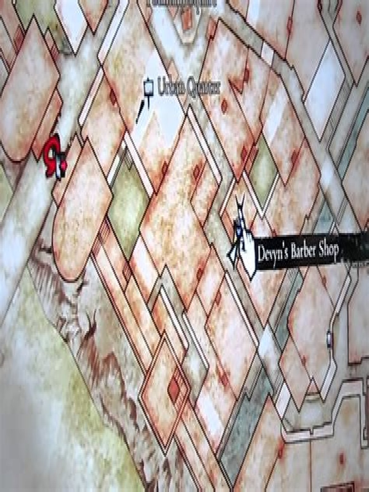 Where is the barber in gran soren?