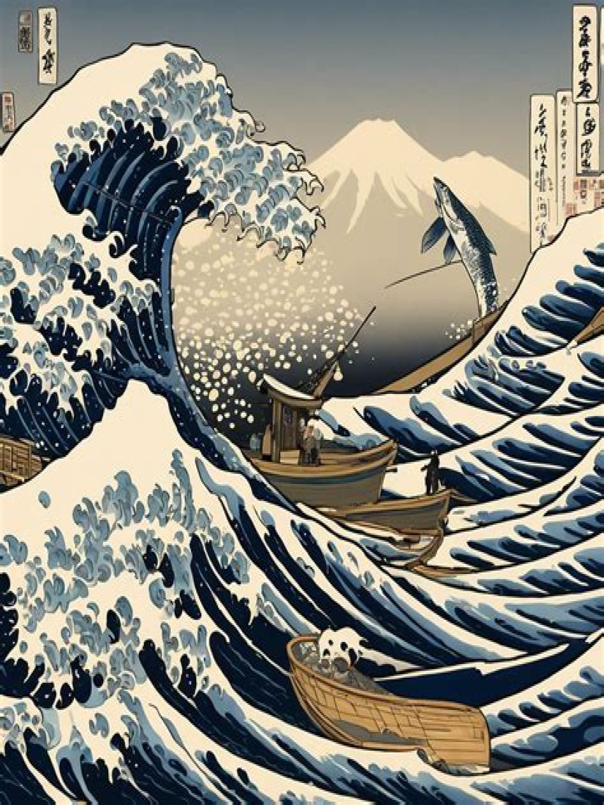 Who influenced katsushika hokusai?